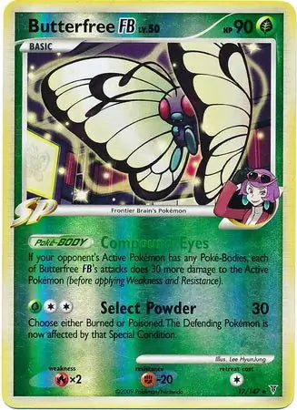Supreme Victors Butterfree FB #17/147 reverse holo